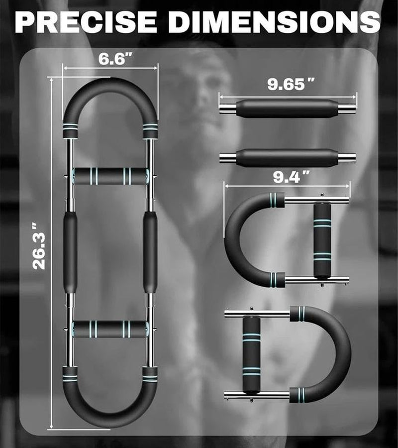 Arm Trainer, 60-110Lb Adjustable Chest Workout Equipment, Arm Trainer, Arm Strength Trainer, Portable Power Twister Bar,Portable Spring Resistance for Home Workout Equipment Weight Lifting Straps