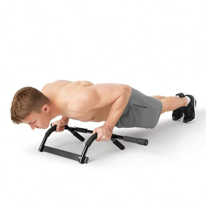 Athletic Works Multi-Function Pull-Up Bar, Black Calisthenics Tools Home Gym Kit Adjustable Workout Equipment Fitness Equipment