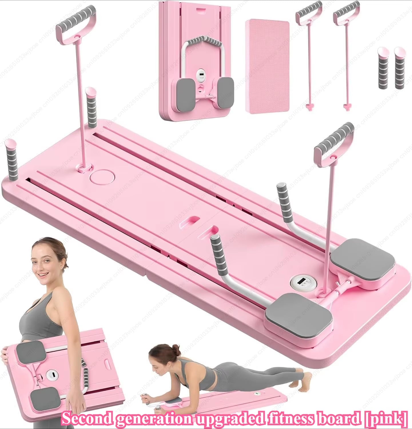 Multi Functional Four in One Foldable Pilates Board Abdominal Trainer Chest Muscle Exercise Flat Brace