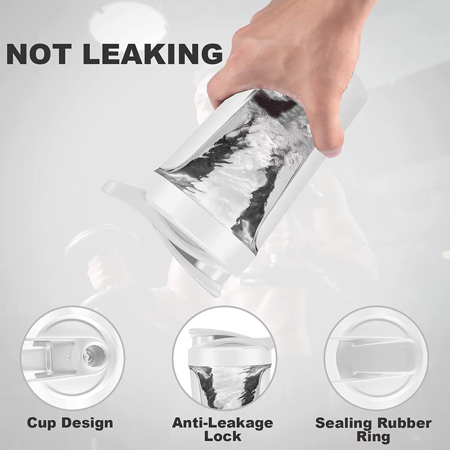 450ML Portable Protein Powder Shaker Bottle Fitness Sports Mug Nutrition Shakers Cup Body Building Exercise Mixing Cup