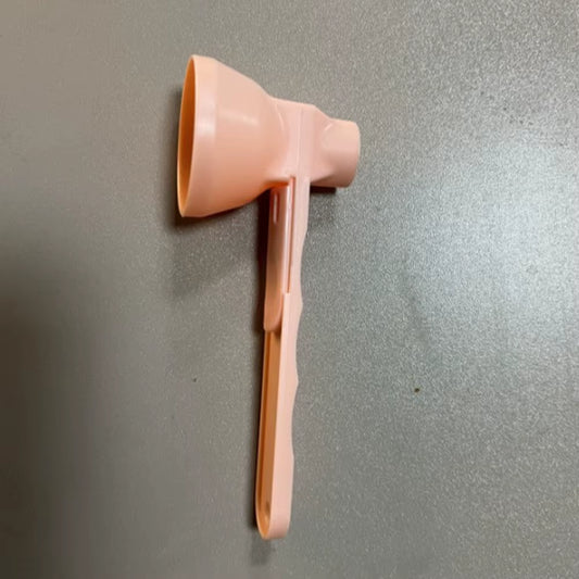 Flling Coffee Scoop Funnel Plastic Reusable Protein Powder Scoop 2 in 1 Sliding Design Sliding Scoop Funnel Kitchen Gadgets