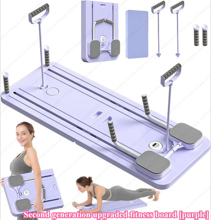 Multi Functional Four in One Foldable Pilates Board Abdominal Trainer Chest Muscle Exercise Flat Brace