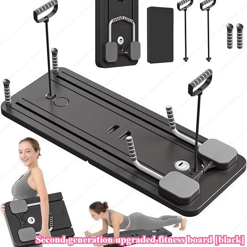 Multi Functional Four in One Foldable Pilates Board Abdominal Trainer Chest Muscle Exercise Flat Brace
