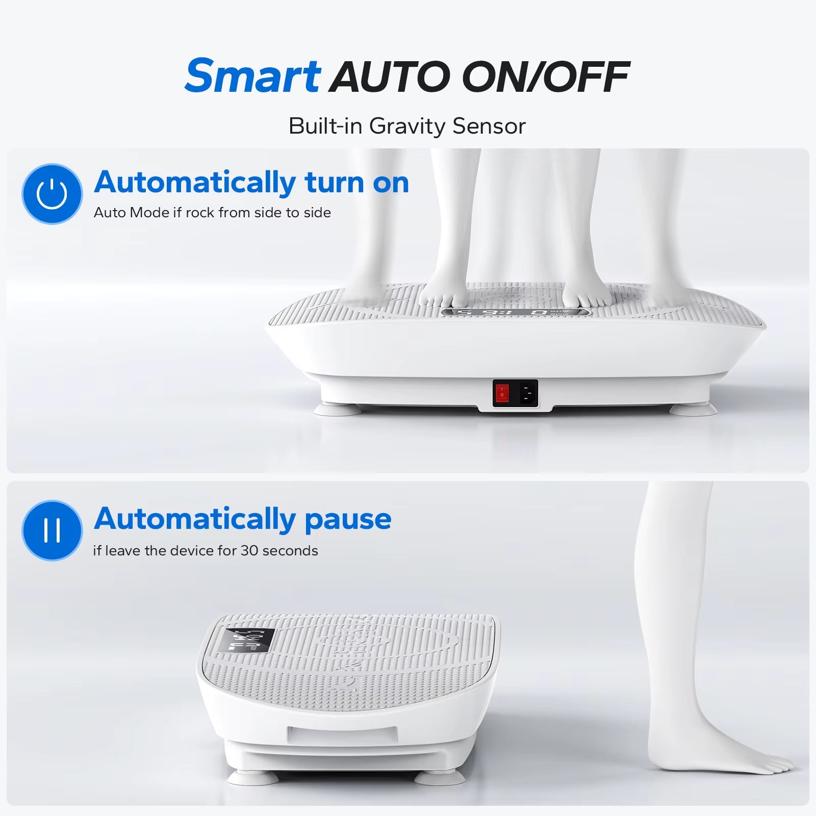 Vibration Plate Exercise Machine Whole Body Workout Power Vibrate Fitness Platform Vibration Plate Weight Loss & Shaping