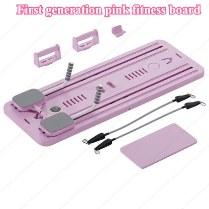 Multi Functional Four in One Foldable Pilates Board Abdominal Trainer Chest Muscle Exercise Flat Brace