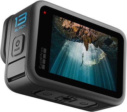 HERO13 Black - Waterproof Action Camera with 5.3K60 Video, 27MP Photo + Compatability with Hb-Series Lenses
