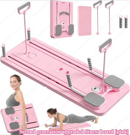 Multi Functional Four in One Foldable Pilates Board Abdominal Trainer Chest Muscle Exercise Flat Brace