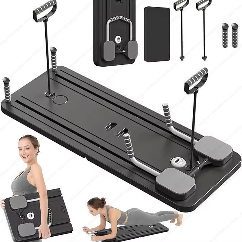 Multi Functional Four in One Foldable Pilates Board Abdominal Trainer Chest Muscle Exercise Flat Brace
